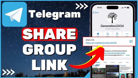 How to Share Telegram Group Link .